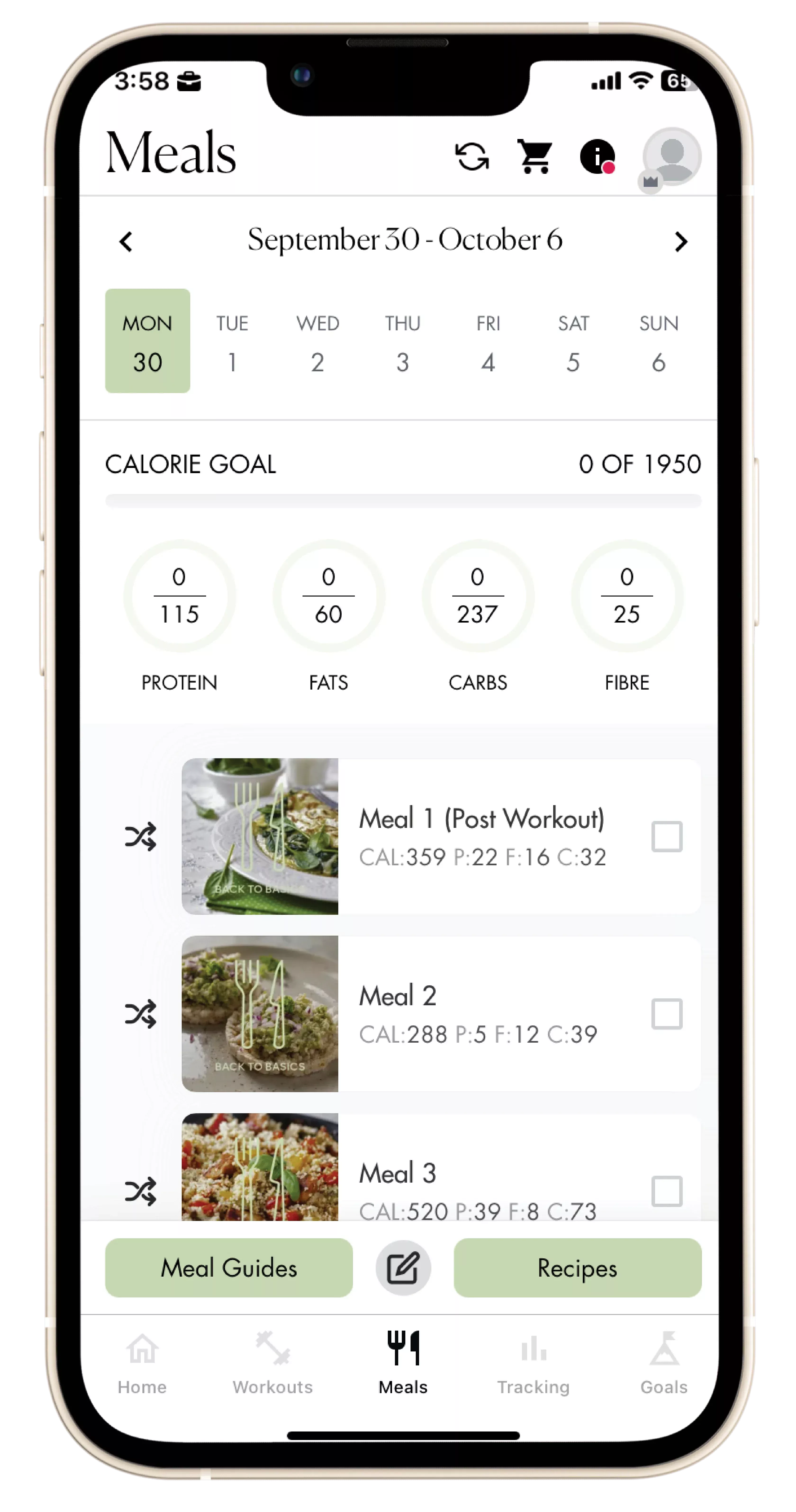 Move With Us app screen