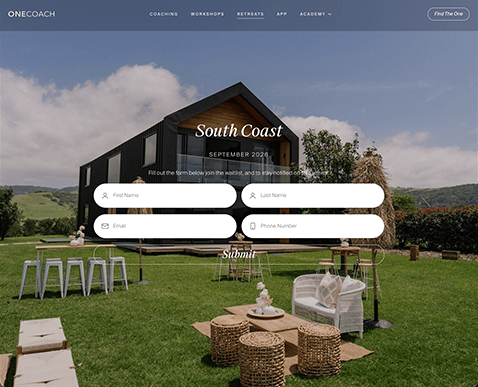 Gallery 4 onecoach website