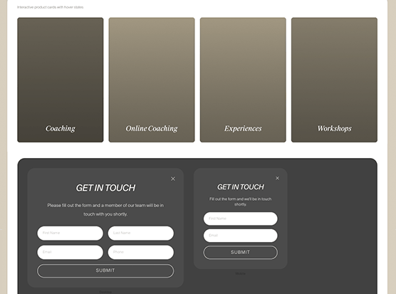 Gallery 5 onecoach website