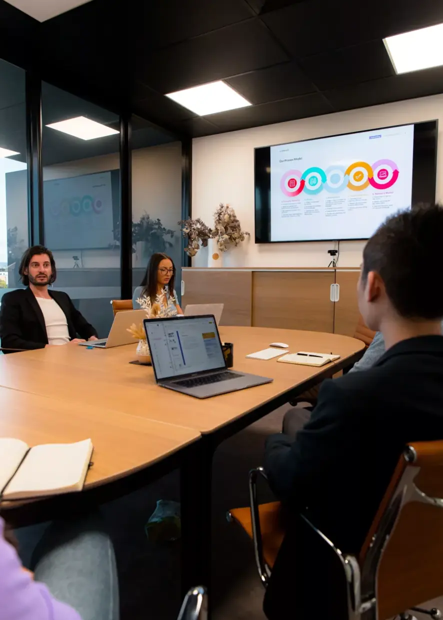 The PixelForce team in the Kent Town boardroom, Adelaide