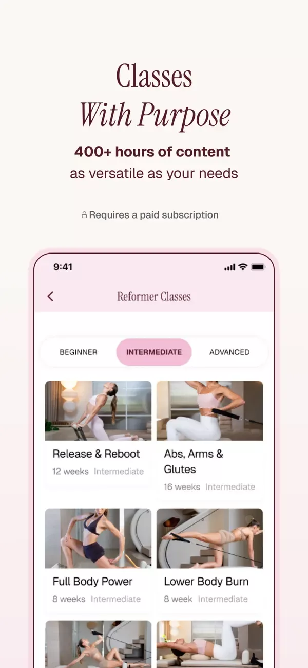 Pilates Obsession mobile app — in-app screenshot 4 of 6