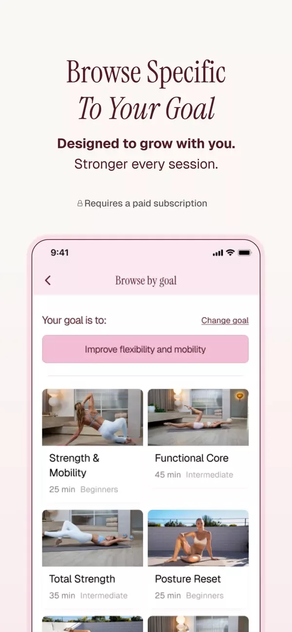 Pilates Obsession mobile app — in-app screenshot 6 of 6