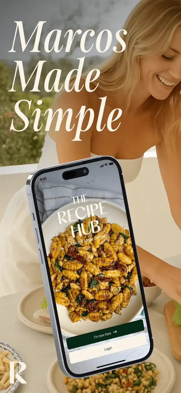 The Recipe Hub app screen