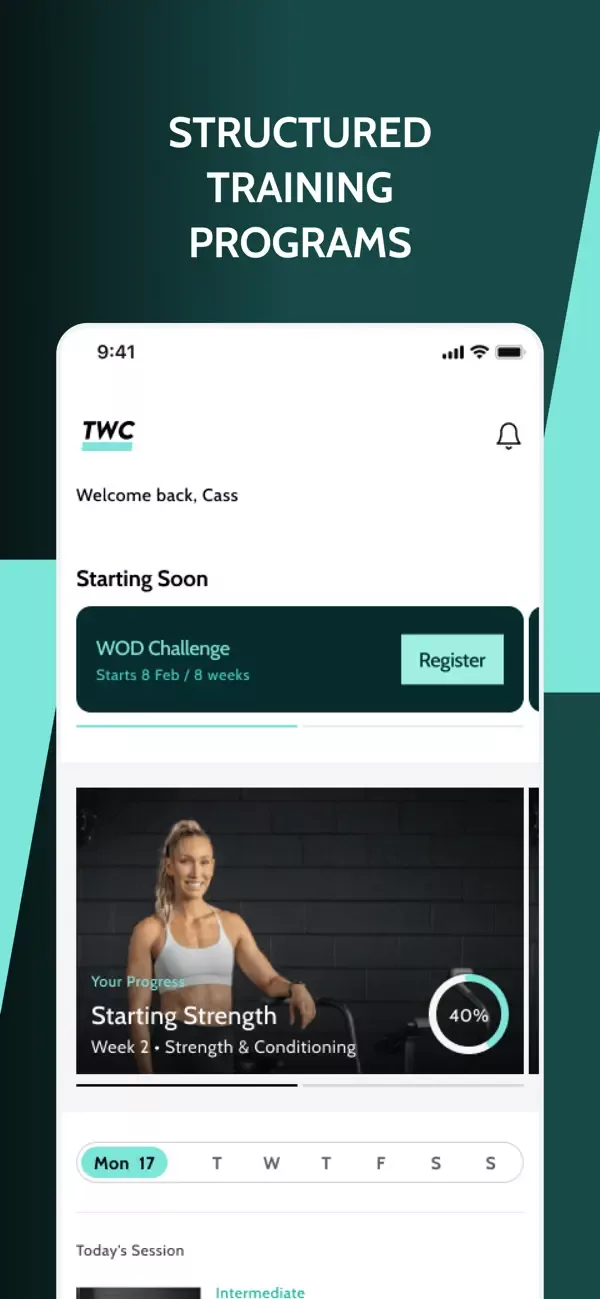 Train With Cass 2.0 mobile app — in-app screenshot 3 of 6