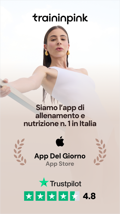 Italy's No.1 Female Fitness App - mobile app — in-app screenshot 1 of 6